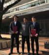 Four students graduated